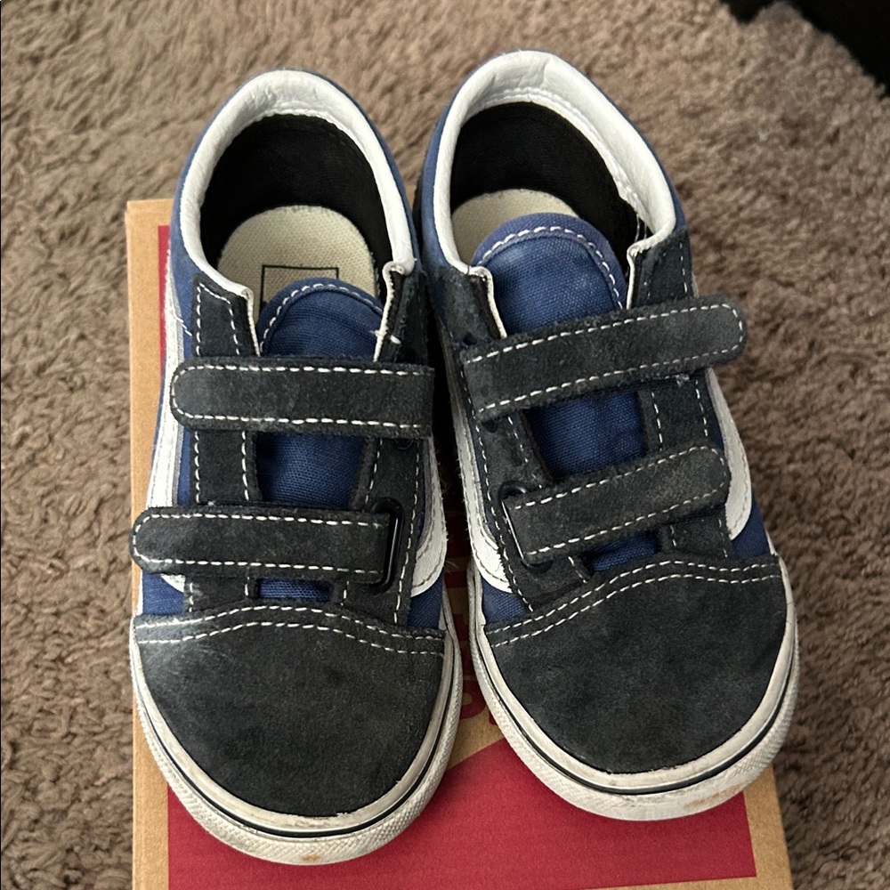 Vans blue shoes